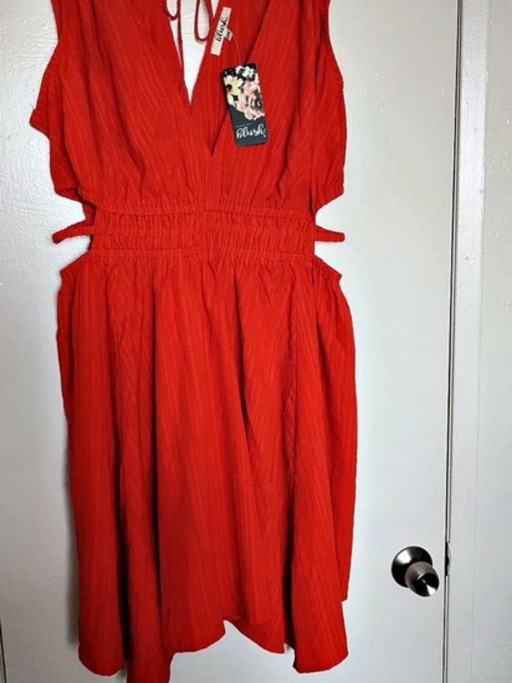 Rusty Red Mini Dress Size 2X NWT
